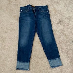 Joe’s mid rise straight ankle jeans